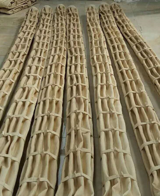Pleated filter bag
